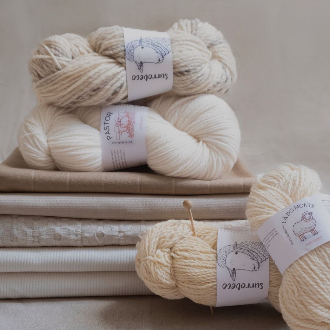 Fio de lã Monte - 100% Lã Merino Orgânica2 Ply